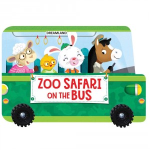 Dreamland Zoo Safari On The Bus - Board Bk With Wheels